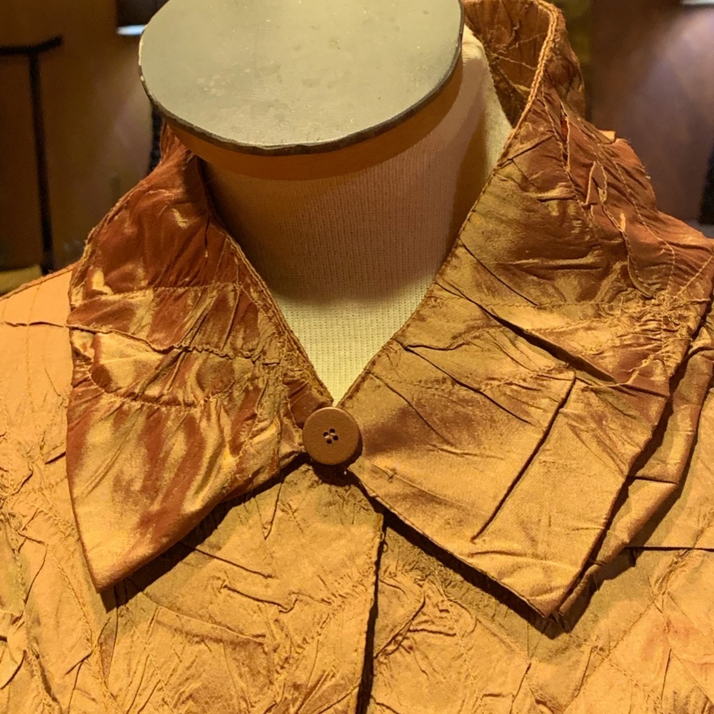 Designer Silk Jacket - Picture 5 of 8